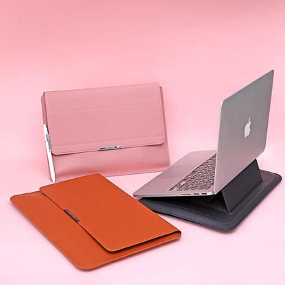 Transformable Vegan Leather Laptop Bag Set - Triple-CBoutique