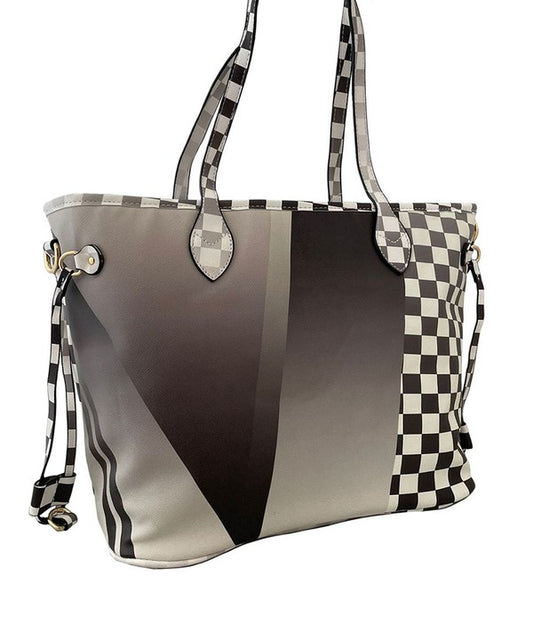 Checkered Fashion Shoulder Bag - Triple-CBoutique