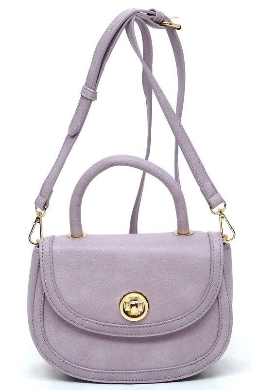 Fashion Flap Saddle Satchel - Triple-CBoutique