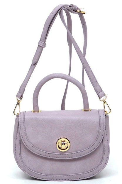 Fashion Flap Saddle Satchel - Triple-CBoutique