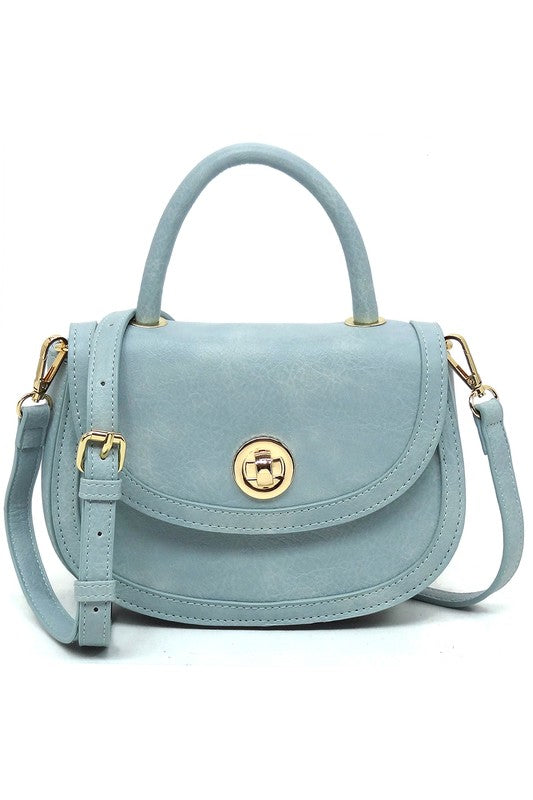 Fashion Flap Saddle Satchel - Triple-CBoutique