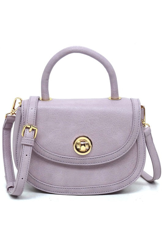 Fashion Flap Saddle Satchel - Triple-CBoutique